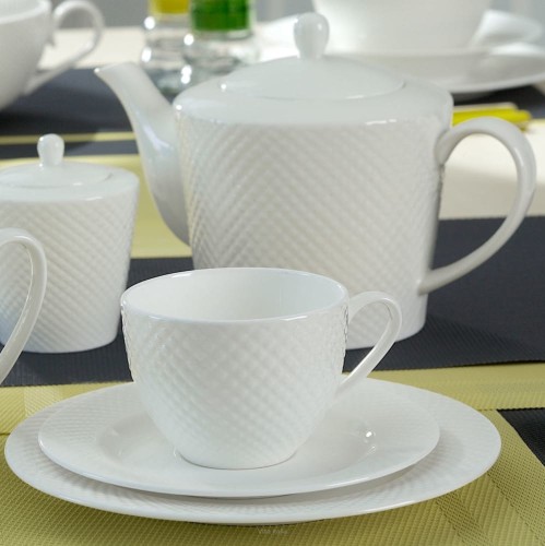 Porcelana Villa Italia -Bari White - serwis  herbaciany 6 /21 