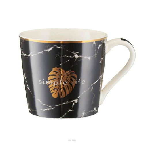 Porcelana Villa Italia - AREKA Black - Kubek porcelanowy 400 ml