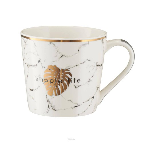 Porcelana Villa Italia - AREKA White - Kubek porcelanowy 400 ml