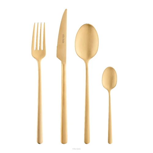 Sztućce Villa Italia - MARIZA GOLD - Zestaw sztućców na 6 osób 24 elementy