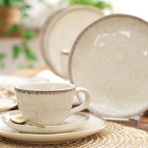 Porcelana Villa Italia - DIUNE - Zestaw kawowy na 12 osób 