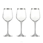 Kieliszki Villa Italia - APULIA PLATIN - komplet 6 kieliszków wina białego 250 ml  