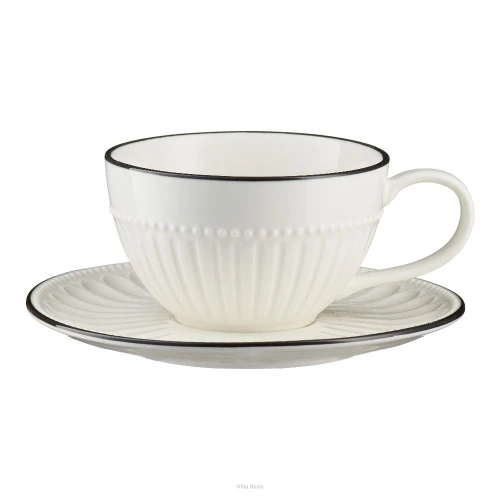 Porcelana Villa Italia - PILLAR - Filiżanka do herbaty porcelanowa 240 ml 