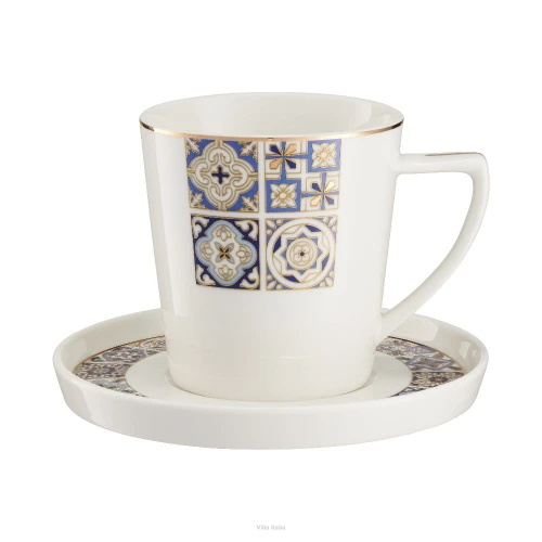 Porcelana Villa Italia -  AZULEA- Kubek ze spodkiem 300 ml 