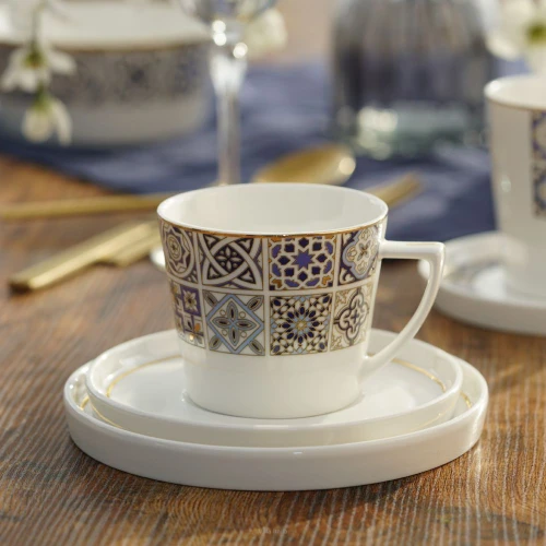 Porcelana Villa Italia -  AZULEA- Serwis kawowy na 6 osób 