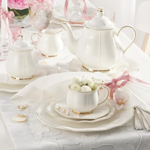 Porcelana Villa Italia -  SANDRINE- Serwis kawowy na 12 osób 