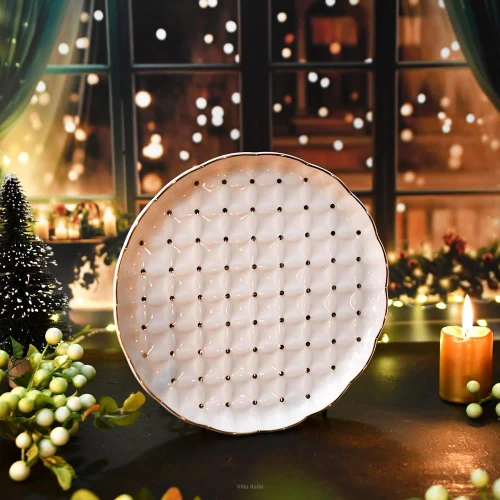 Villa Italia -ALEXIA  - Talerzyk deserowy porcelanowy 19 cm