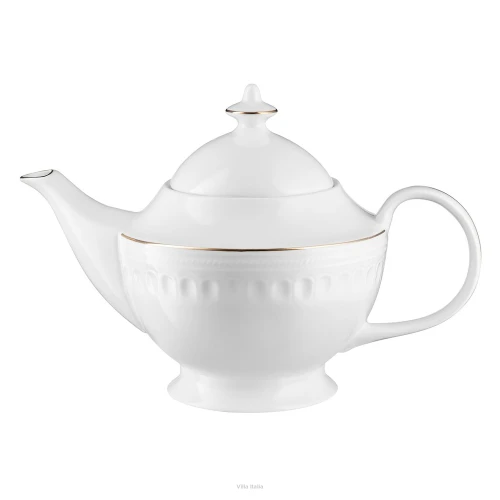 Porcelana Villa Italia - Mesyna Gold - czajnik z przykrywką 1,3 litra