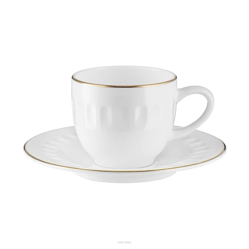 Porcelana Villa Italia - Mesyna Gold - filiżanka/spodek do espresso 100 ml 