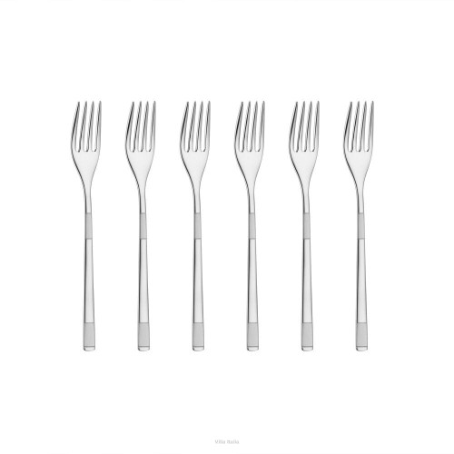 Sztućce Villa Italia - Nomex mate - Komplet 6 widelczyków do ciasta