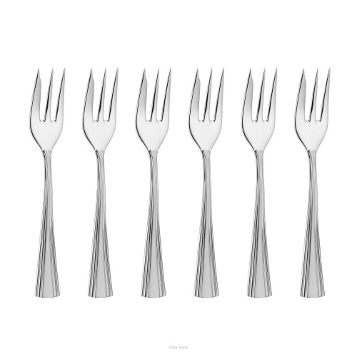 Sztućce Villa Italia - Kabul Mate - Komplet widelczyków do ciasta 6 sztuk