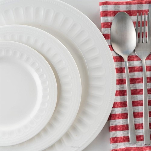 Porcelana Villa Italia - Mesyna White - serwis  obiadowy 6 os. 