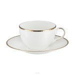 Porcelana Villa Italia - CAMILLA - Filiżanka porcelanowa 330 ml ze spodkiem