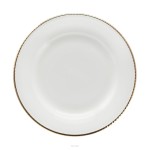 Porcelana Villa Italia - CAMILLA - Talerz deserowy śniadaniowy złota linia 23 cm