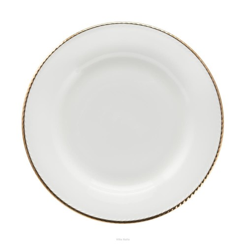 Porcelana Villa Italia - CAMILLA - Talerz płytki złota linia 28 cm