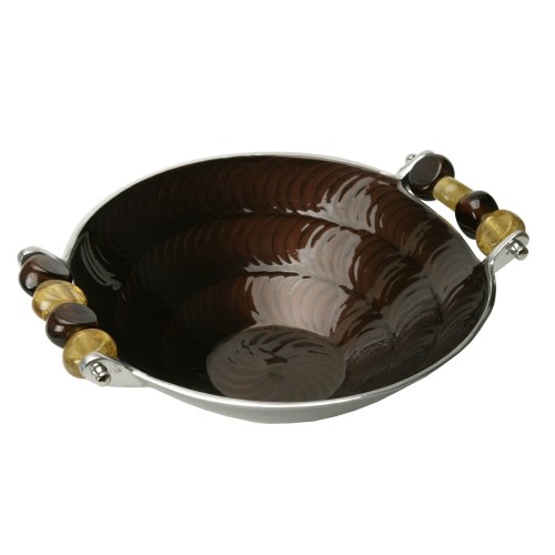 Villa Italia - Queen czekoladowy - Salaterka okrągła - głęboka 30 cm