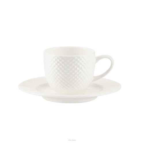 Porcelana Villa Italia -Bari White - filiżanka/spodek do espresso 100 ml
