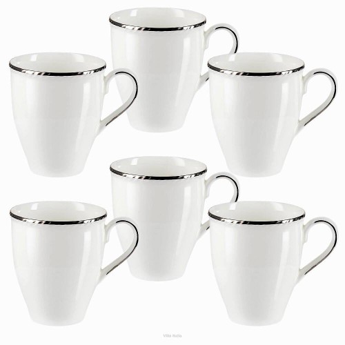 Porcelana Villa Italia - Florian - Zestaw kubków porcelanowych 450 ml 6 sztuk