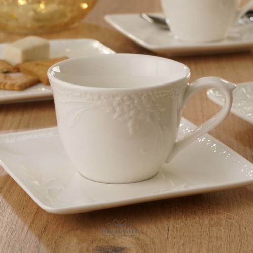 Porcelana Villa Italia - Marietta - Filiżanka ze spodkiem do herbaty 180 ml 
