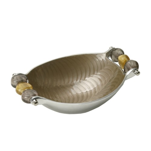 Villa Italia - Queen latte - Salaterka owalna - głęboka 20 cm